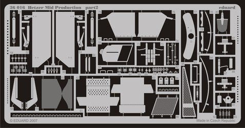 Eduard 36016 Hetzer Mid. Production 1/35 Tamiya – immagine 2