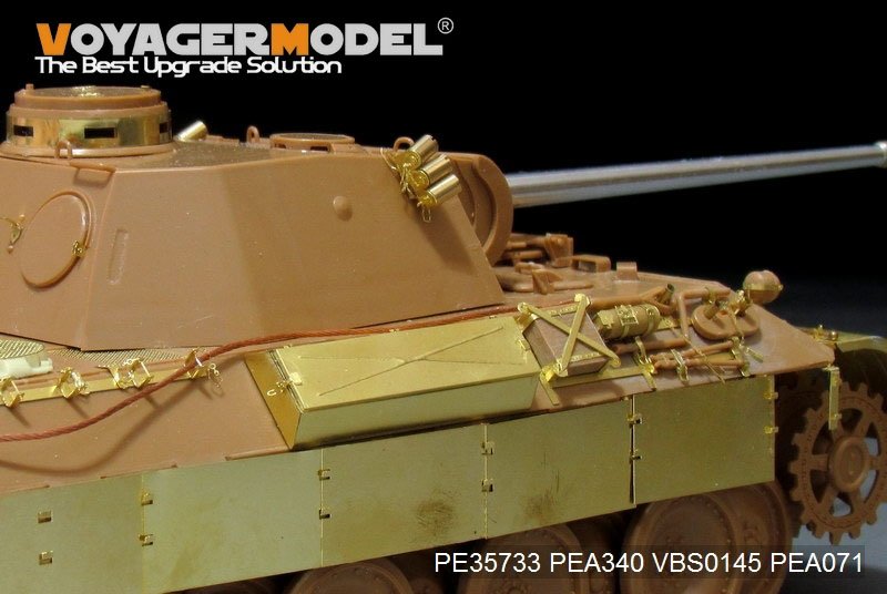 Maquette Voyager PE35733 Panther D allemand de base de la Seconde Guerre mondiale (pour ZVEZDA 3678) 1/35 – Bild 2