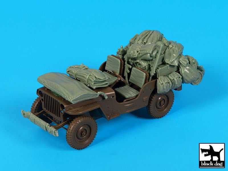 Ensemble d&amp;#39;accessoires Black Dog T35221 pour Jeep américaine, échelle 1/35 – image 5