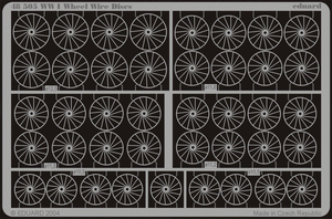 Disques à rayons de roue Eduard 48505 Première Guerre mondiale 1/48