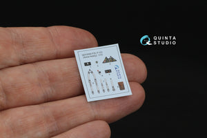 Intérieur imprimé en 3D et coloré sur papier décalcomanie Quinta Studio QD72055 PZL P.11C (Arma Hobby) 1/72 – image 2