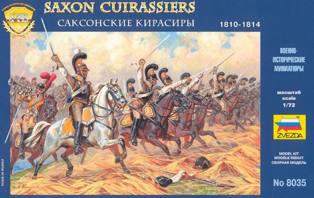 Zvezda 8035 Cuirassiers saxons 1810-1814 (1/72)