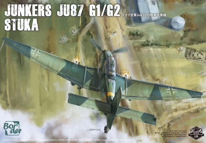 Maquette Border Model BF-002 Junkers Ju 87 G1/G2 StuKa 1/35