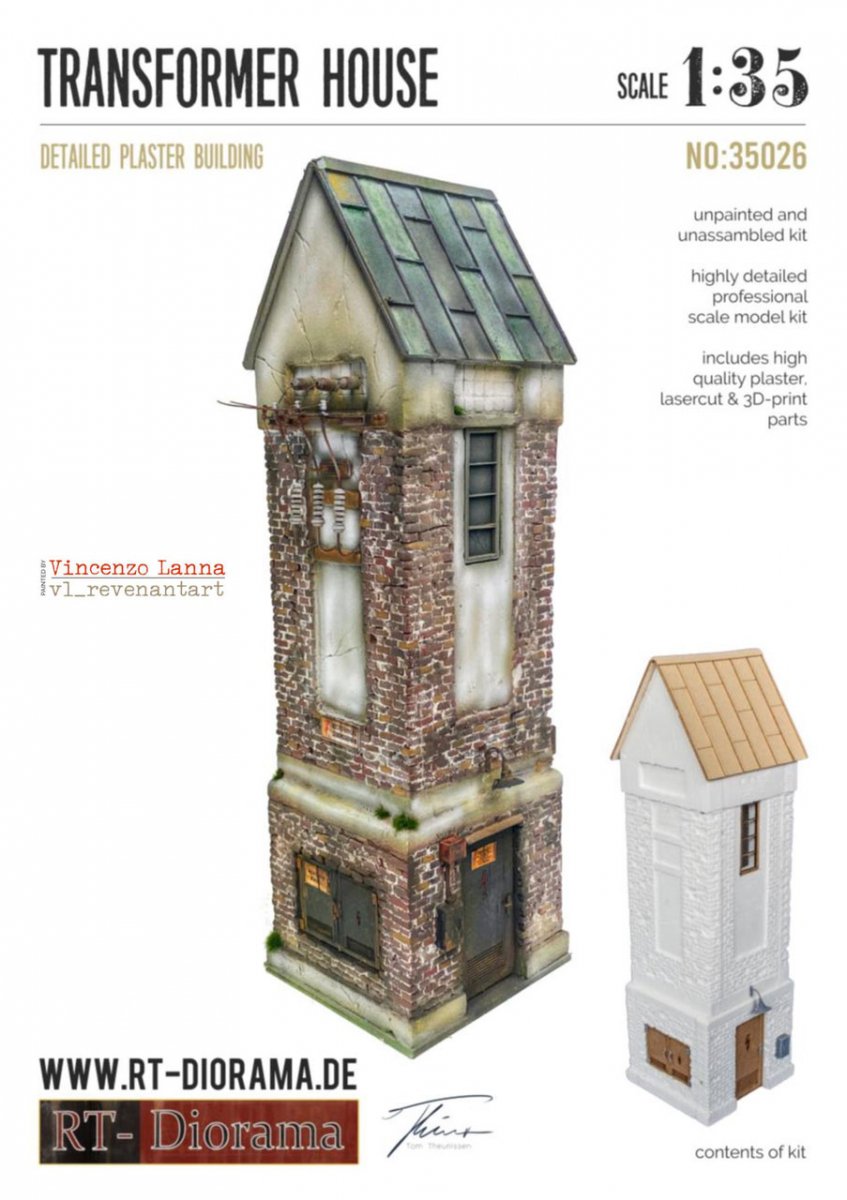 RT-Diorama 35026 Maison des transformateurs 1/35