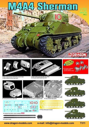 Dragon 7311 M4A4 Sherman avec bonus 1/72