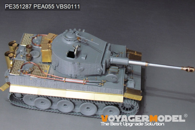 Maquette Voyager PE351287 Tiger I allemand de la Seconde Guerre mondiale, production moyenne, pour TAKOM, échelle 1/35 – imagen 3
