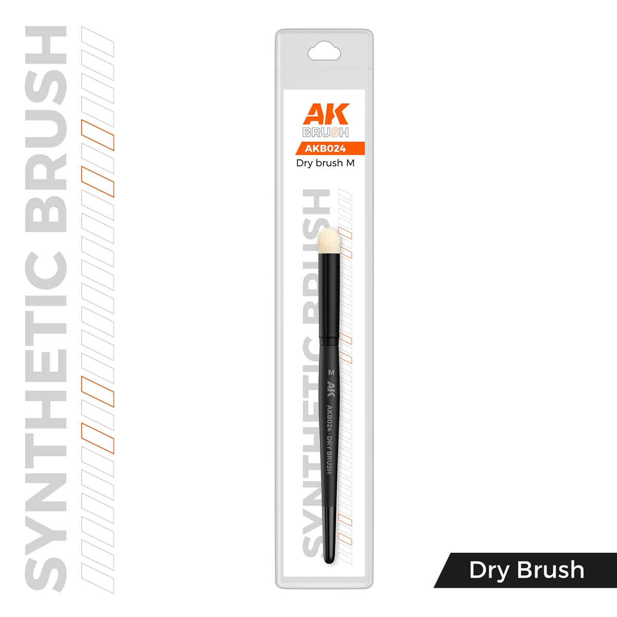 Brosse à sec synthétique AK Interactive AKB024 – M – immagine 2