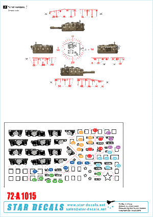 Star Decals 72-A1015 RMASG Centaures en Normandie 1/72 – image 2