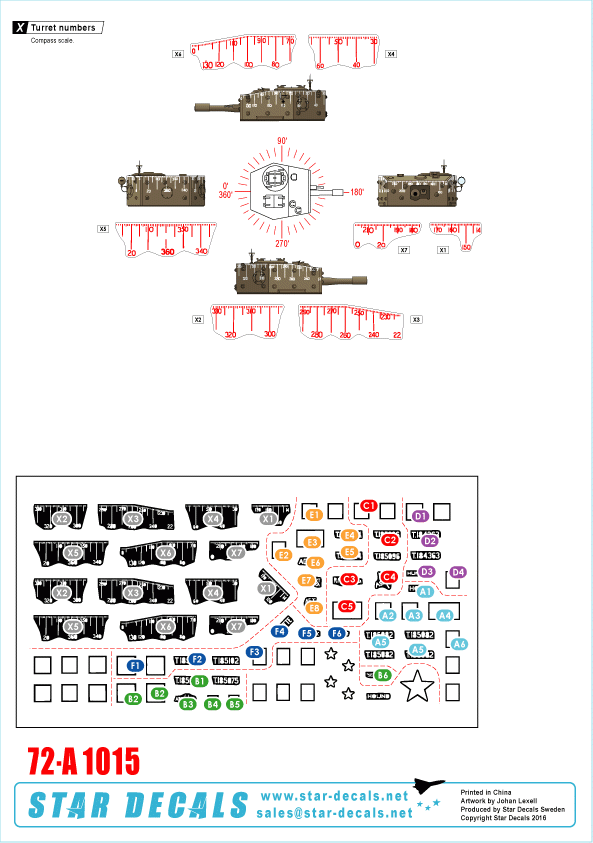Star Decals 72-A1015 RMASG Centaures en Normandie 1/72 – image 2