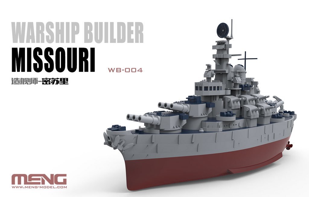 Constructeur de navires de guerre Meng modèle WB-004 Missouri – Bild 2