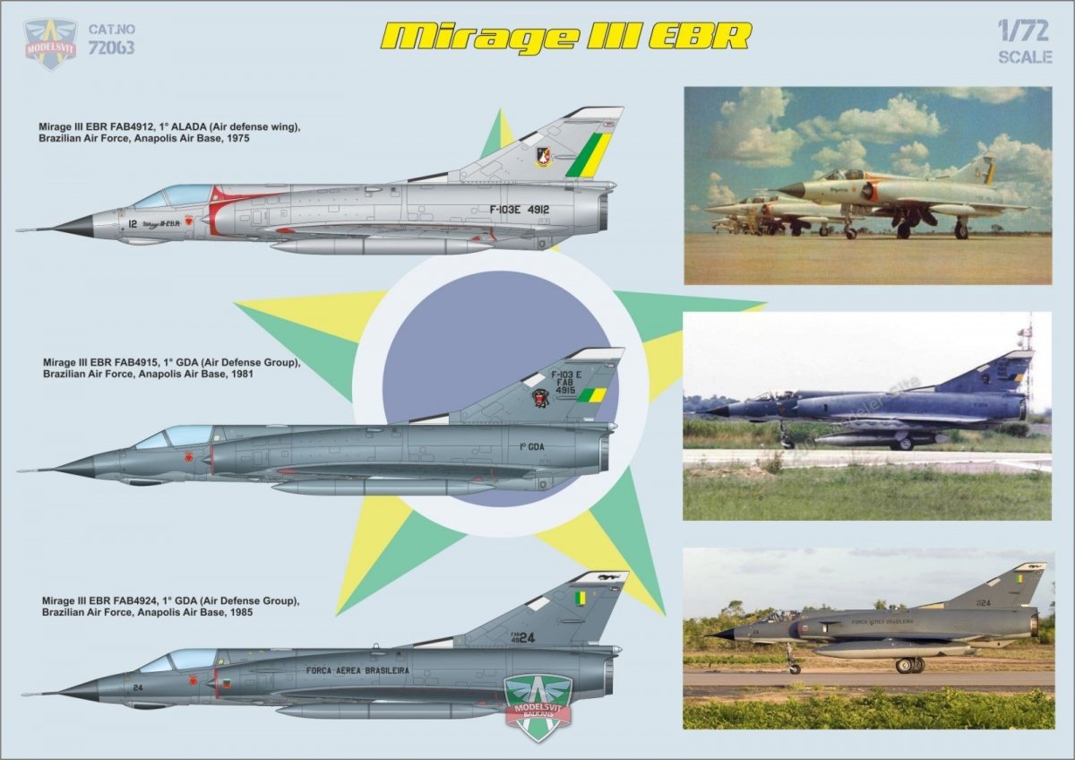Modelsvit 72063 Mirage III EA/EBR 1/72 – image 3