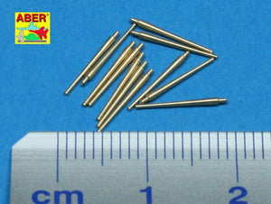 Aber 350L-41 Ensemble de 12 canons de 100 mm M1930 L45 pour navires français (1/350) – Bild 2