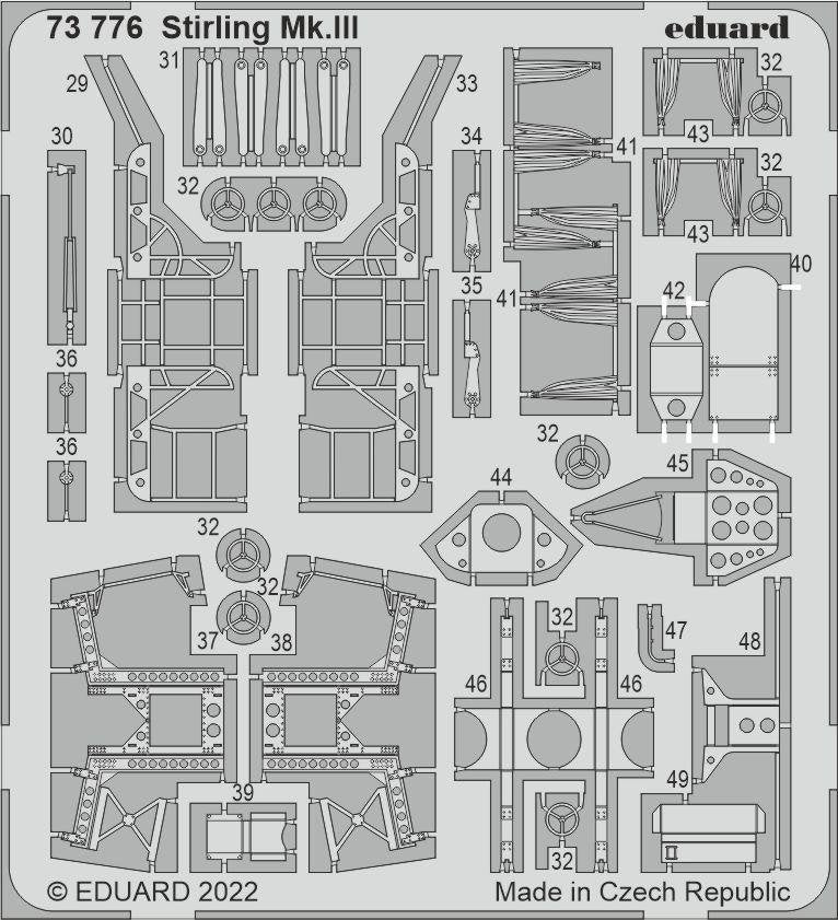 Eduard 73776 Stirling Mk. III ITALERI 1/72 – image 2
