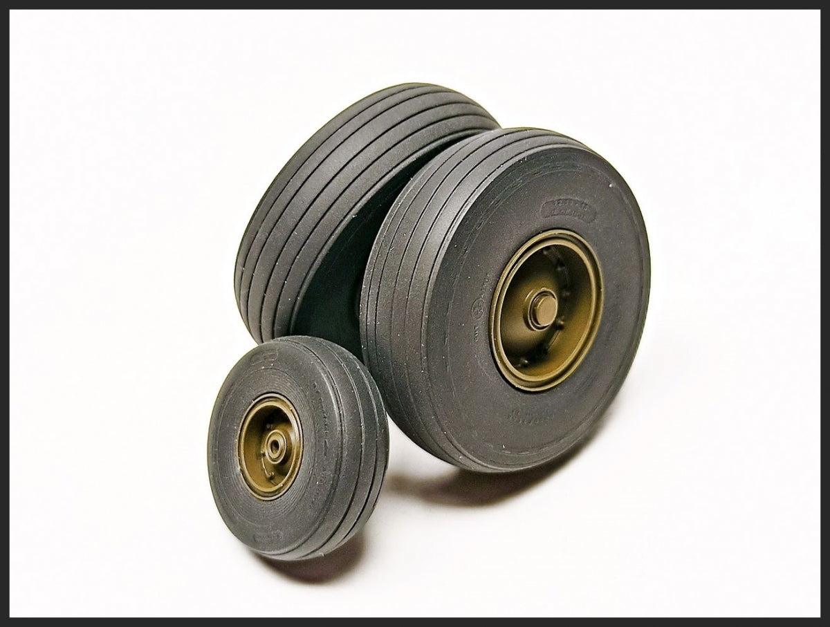 Propelle transparente ! CPA35002 Jeu de roues Tarhe CH-54A pour kit ICM 1/35 – image 5