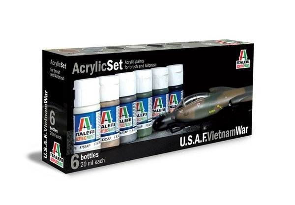 Italeri 443AP USAF Guerre du Vietnam 6x20ml