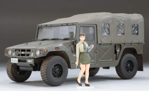Fine Molds HC04 Figurine Hinata, jeune fille en costume historique des Forces d&amp;#39;autodéfense japonaises (JGSDF) avec figurine HMV, échelle 1/35
