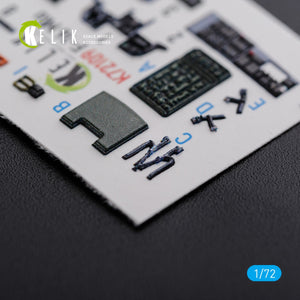Décalcomanies 3D intérieures KELIK K72109 pour maquette Revell au 1/72 du F-16 MLU – image 5