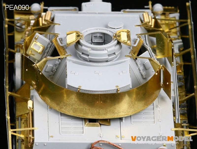 Maquette Voyager PEA090, blindage de tourelle pour PzKpfw IV Ausf G Late/Ausf H Early (pour tous) 1/35 – Bild 3