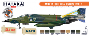 Hataka HTK-CS68 ORANGE LINE – Coffret de peintures Modern Hellenic AF vol. 1 8x17ml – Bild 2