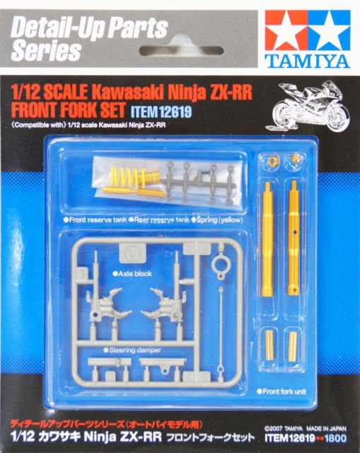 Kit de fourche avant Tamiya 12619 Kawasaki Ninja ZX-RR 1/12