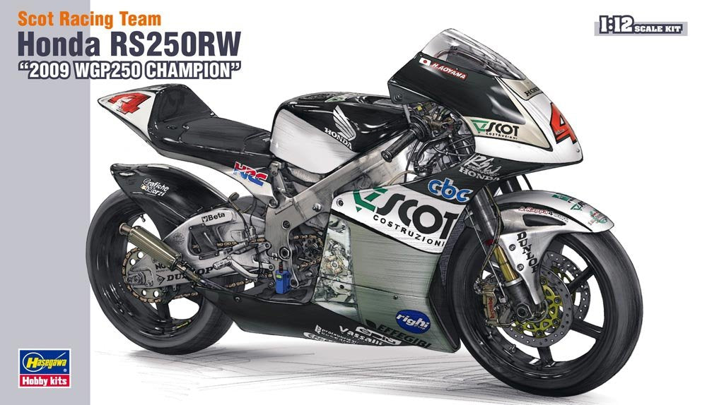 Hasegawa 21501 (BK1) Scot Racing Team Honda 250 Champion WGP250 2009 (1/12)