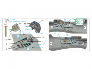 Intérieur du Yak-1B imprimé en 3D et coloré sur papier décalcomanie Quinta Studio QD72084 (Arma Hobby) à l&amp;#39;échelle 1/72  – image 11