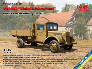 ICM 35409 V3000S Einheitsfahrerhaus Camion allemand de la Seconde Guerre mondiale 1/35