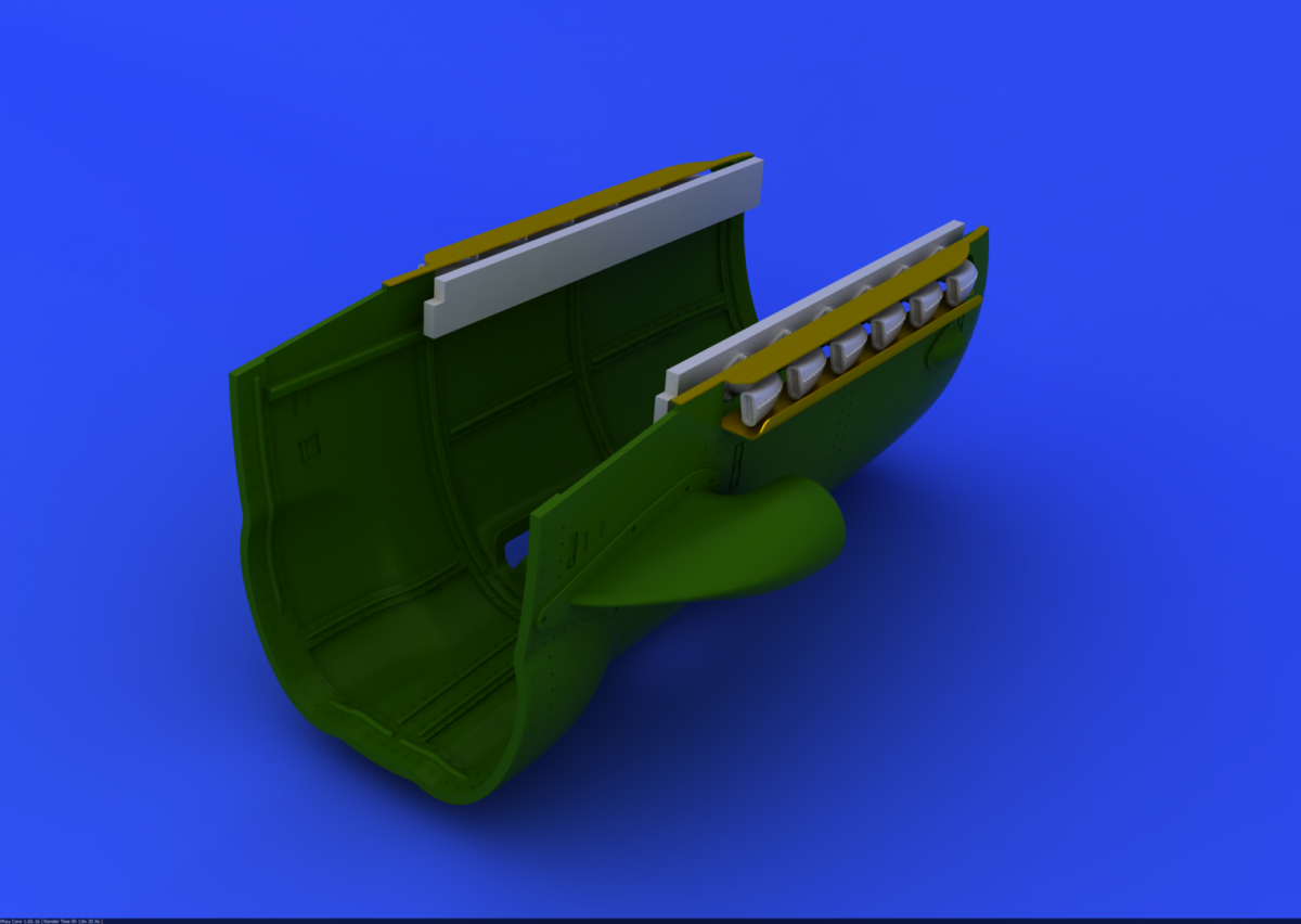 Eduard 632184 Bf 109G-2/4 échappements REVELL 1/32 – image 3