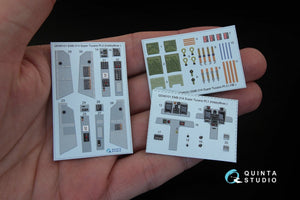 Intérieur imprimé en 3D et coloré sur papier décalcomanie Quinta Studio QD48101 EMB-314 Super Tucano (pour kit HobbyBoss) 1/48 – Bild 2