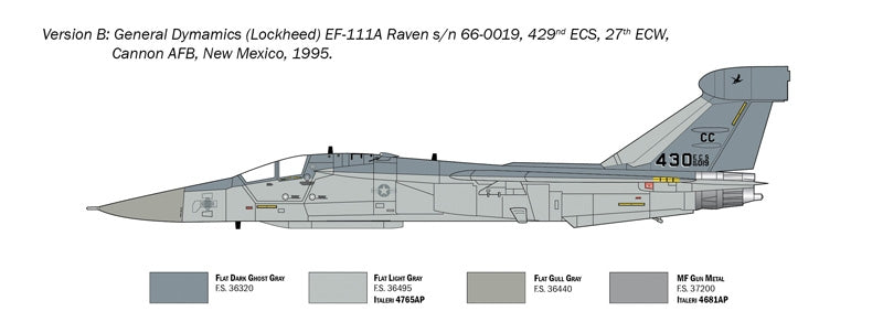 Italeri 1235 EF-111 A Raven 1/72 – image 5