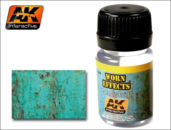 AK Interactive AK088 Fluide acrylique Worn Effects 35 ml