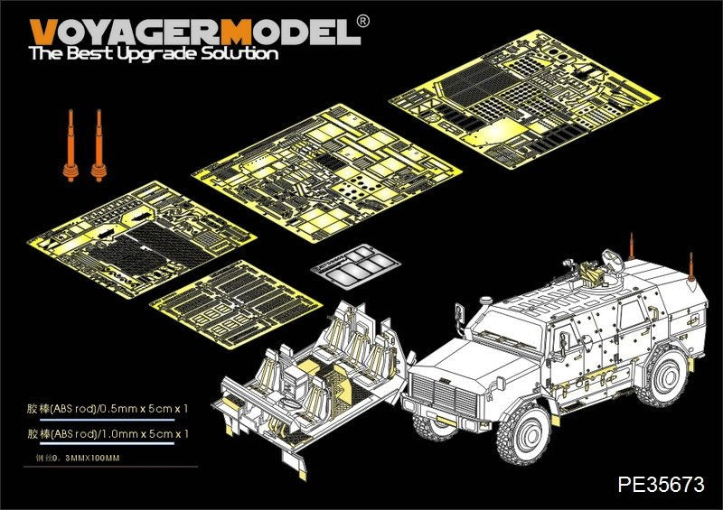 Maquette Voyager PE35673 Dingo 2 GE A2 PatSi allemand moderne (pour REVEL 03233) 1/35 