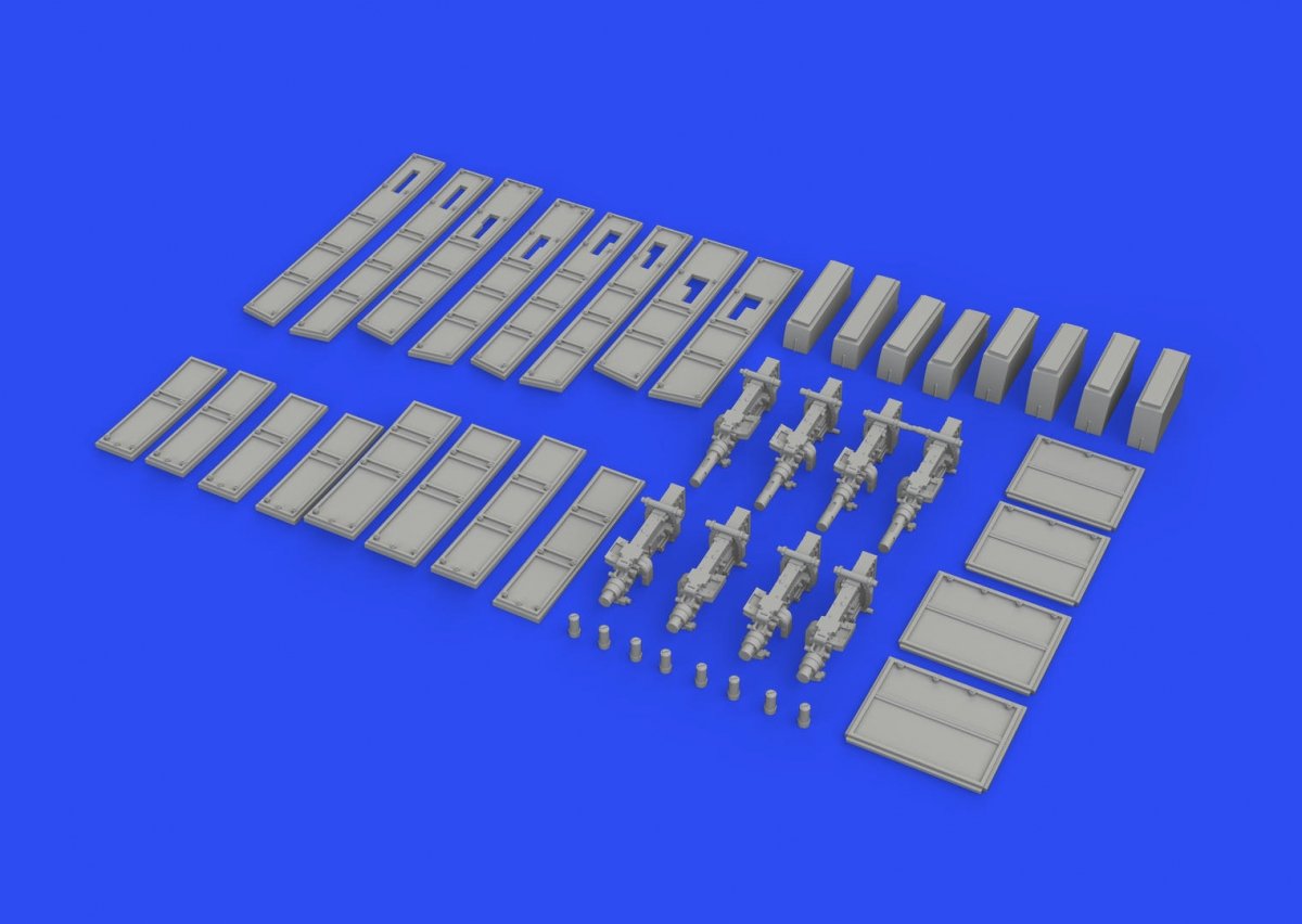 Baies de canons Eduard 648610 pour Spitfire Mk. IIa au 1/48 – immagine 3