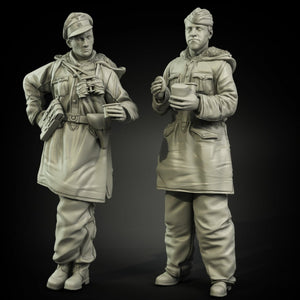 Panzer Art FI35-068 Waffen-SS Anorakanzug au repos set 1/35