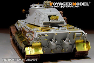 Maquette Voyager PE35929 Char King Tiger allemand de la Seconde Guerre mondiale (tourelle Porsche) pour HOBBYBOSS 84530 1/35  – immagine 12