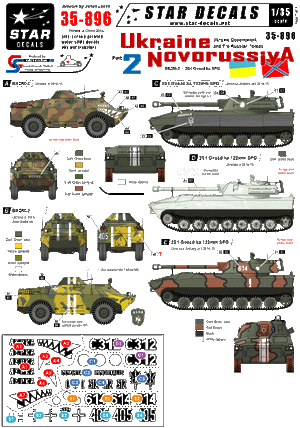 Star Decals 35-896 Ukraine et Novorussiya partie 2 1/35