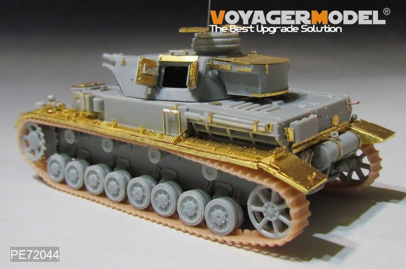 Voyager modèle PE72044 WWII allemand Pz.Kpfw.IV Ausf.F1 pour DRAGON 7231 1/72 – imagen 4