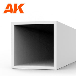 AK Interactive AK6549 TUBE CREUX CARRÉ 5,00 X 350MM – TUBE CREUX CARRÉ EN STYRÈNE – (3 UNITÉS) – Bild 2