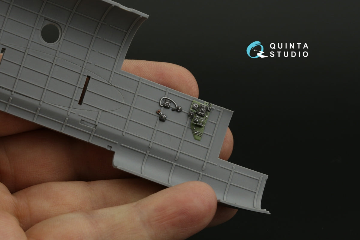 Intérieur imprimé en 3D et coloré sur papier décalcomanie (ICM) (Petite version) Quinta Studio QDS-48379 Bristol Beaufort Mk.I, échelle 1/48 – immagine 9