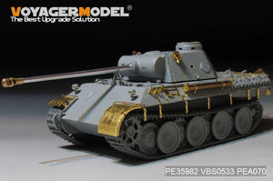 Maquette Voyager PE35982 Char Panther D allemand de la Seconde Guerre mondiale, version initiale de base, pour TAKOM 2103 au 1/35 – image 3