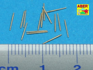 Aber 350L-15 Set of 16 pcs 37 mm L/83 barrels SK C/30 for German ships 1/350 – zdjęcie 2