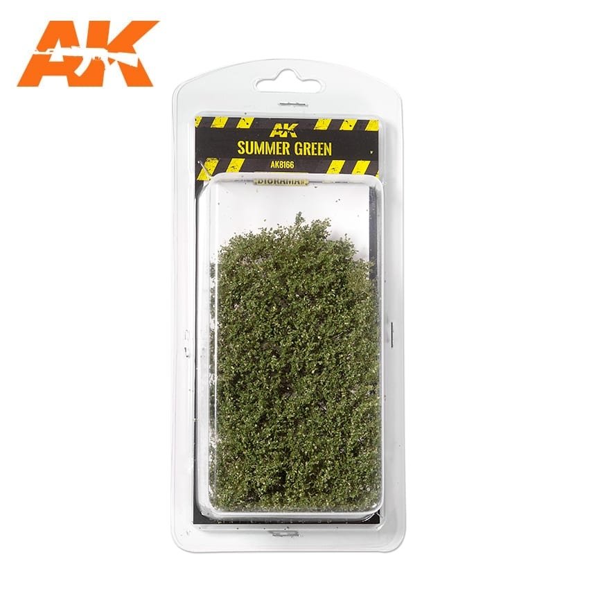 AK Interactive AK8166 ARBUSTES VERTS D'ÉTÉ 75 MM / 90 MM 1/35