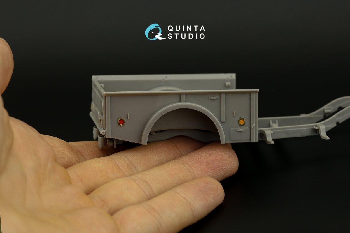 Intérieur imprimé en 3D et coloré sur papier décalcomanie (Roden) pour Dodge M37 (Quinta Studio QD35061) à l&amp;#39;échelle 1/35 – imagen 8