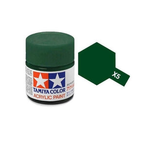 Tamiya 81005 Peinture acrylique X-5 Verte 23 ml