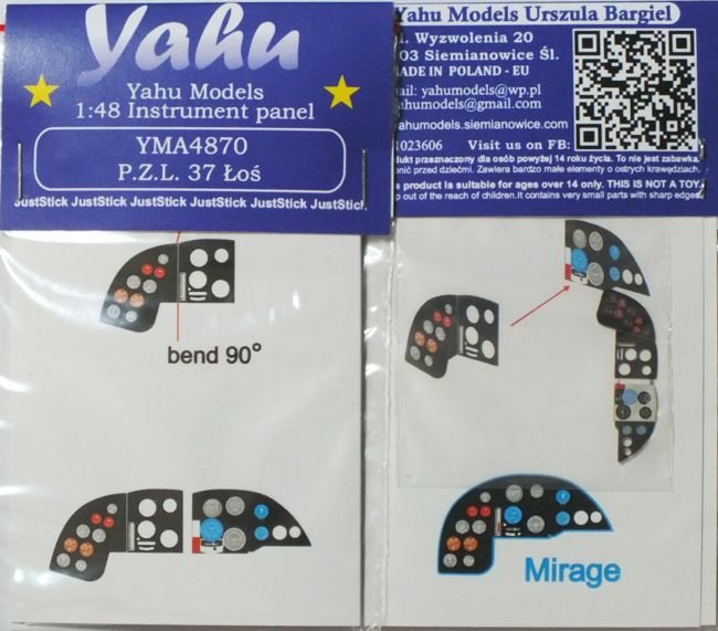 Yahu YMA4870 PZL 37 Moose Mirage (1/48)