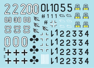 Star Decals 35-C1210 Chars allemands en Italie n° 10. Véhicules blindés mixtes 1/35 – immagine 3