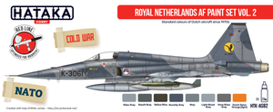 Hataka HTK-AS82 Royal Pays-Bas AF ensemble de peinture vol. 2 8x17 – image 2