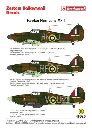 Techmod 48025 - Hawker Hurricane Mk I 1/48 – image 2