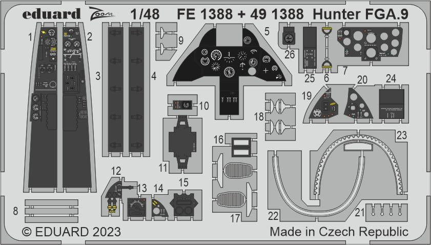 Eduard 491388 Hunter FGA.9 Airfix 1/48 – image 2