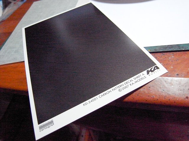 Planche de décalcomanies carbone KA Models KD-24001 A  – immagine 3